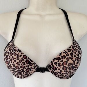 Leopard Print Women's Bra